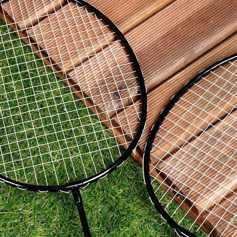 Badmintono rinkinys Vilde, 61 cm, 4 raketės, 8 plunksnos