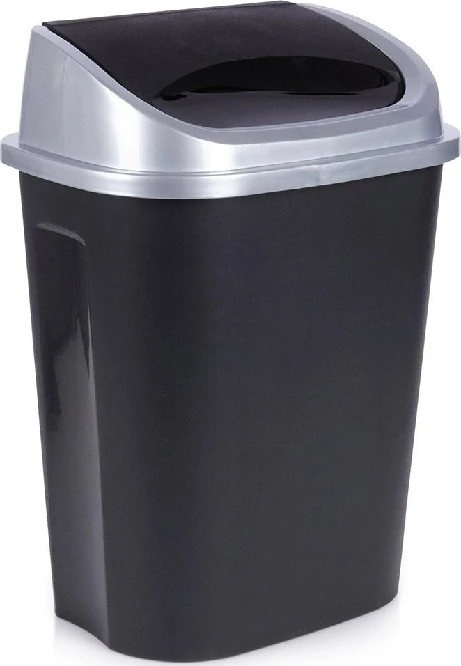 Vilde Plastikinis šiukšlių dėžė 25 l juodas
