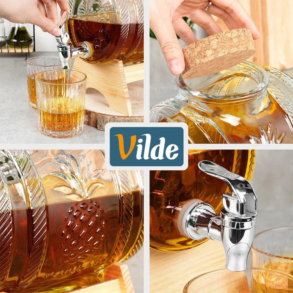 Vilde gėrimų dozatorius 5L su kraniku ir stovu