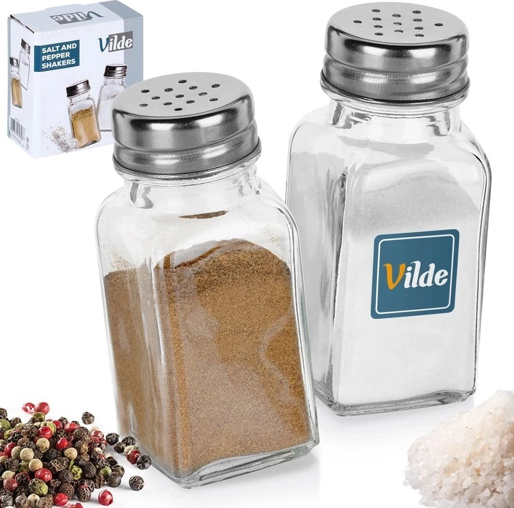 Druskos ir pipirų indelių rinkinys Vilde 80 ml 2 vnt.