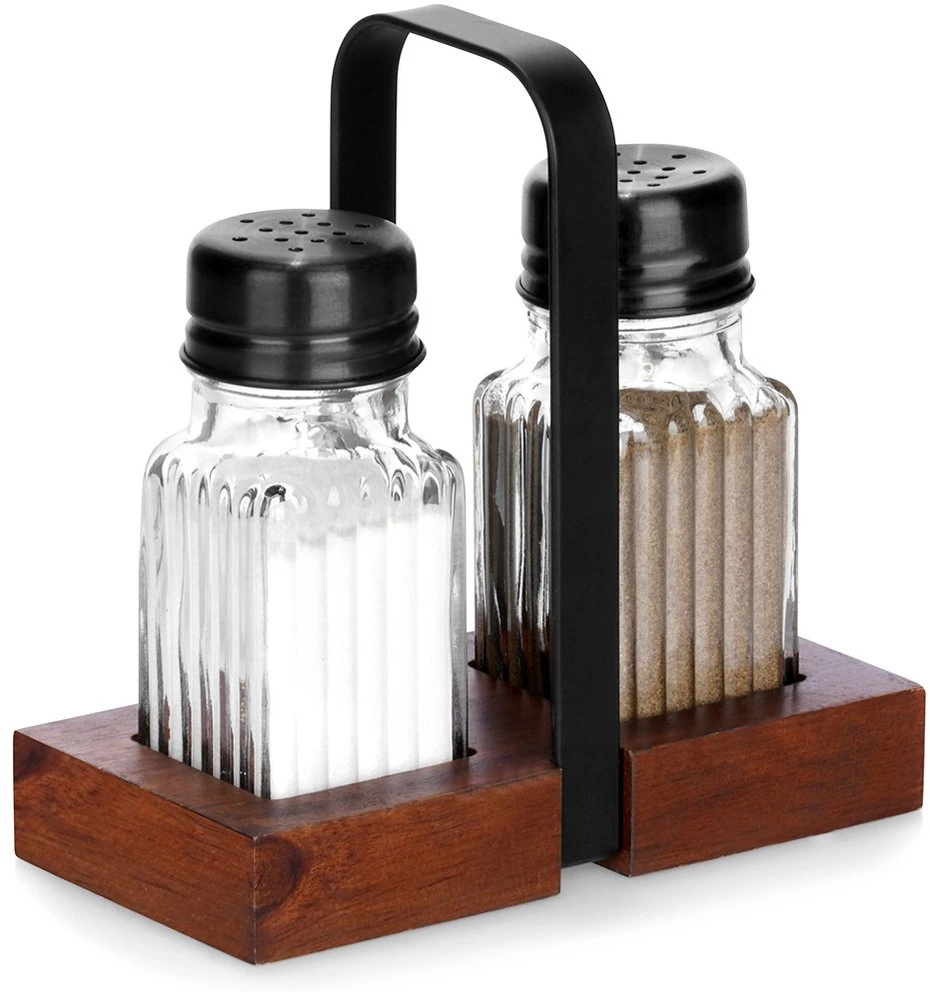 Prieskonių indeliai su stovu Vilde 60 ml