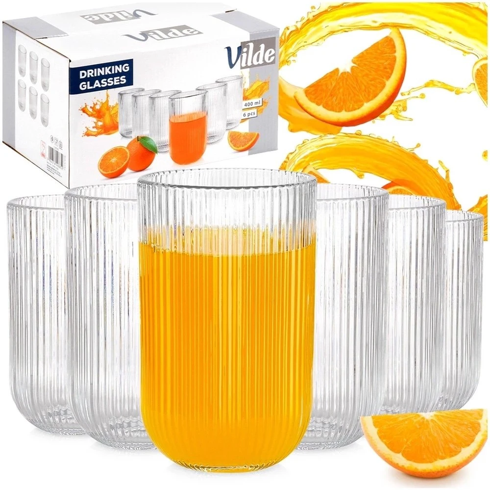 Stiklinės Vilde 400 ml, 6 vnt.