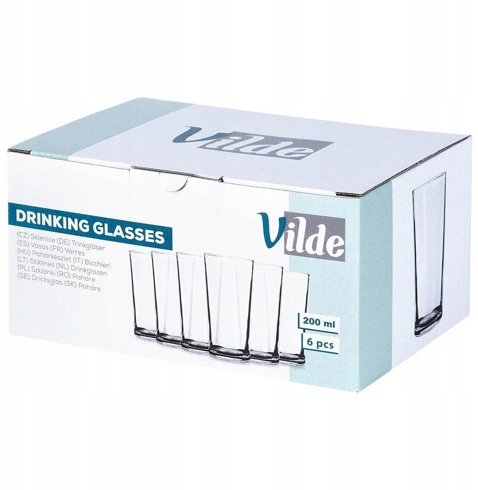 Stiklinės Vilde 200 ml, 6 vnt.