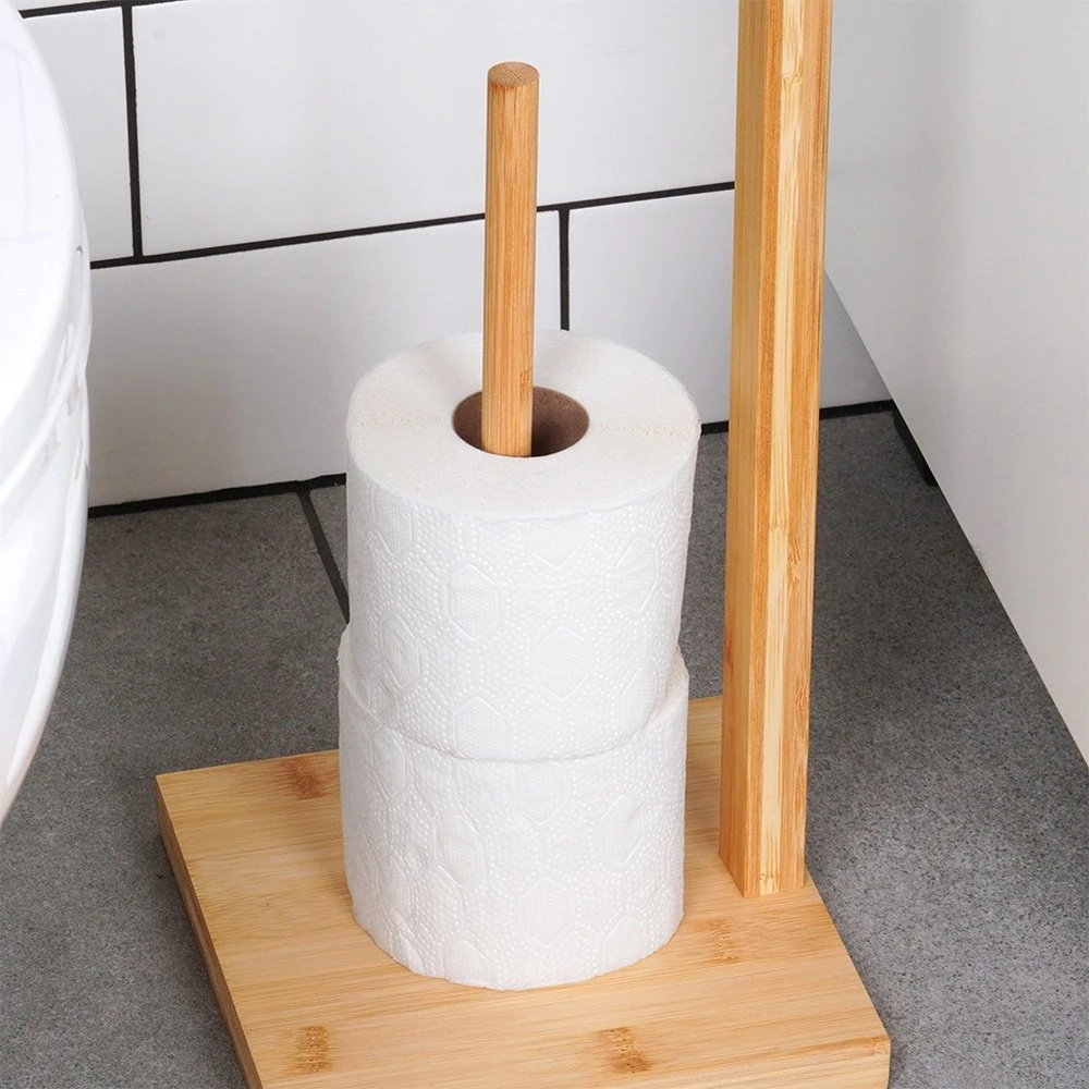 Bambukinis tualetinio popieriaus stovas Vilde 70 cm