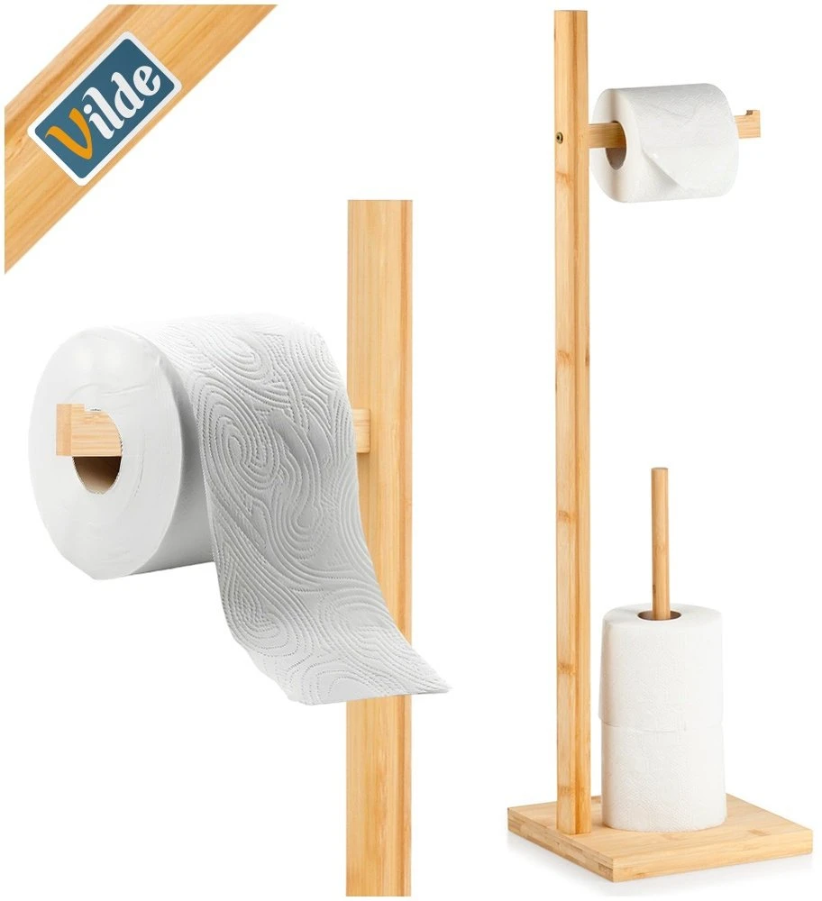 Bambukinis tualetinio popieriaus stovas Vilde 70 cm
