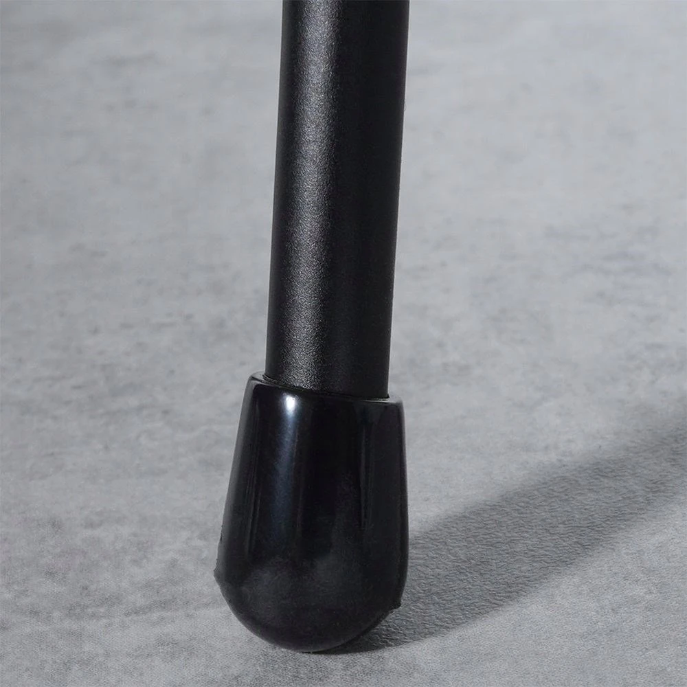 Vilde stiklainio stovas su metaliniu čiaupu, juodas, 20 cm