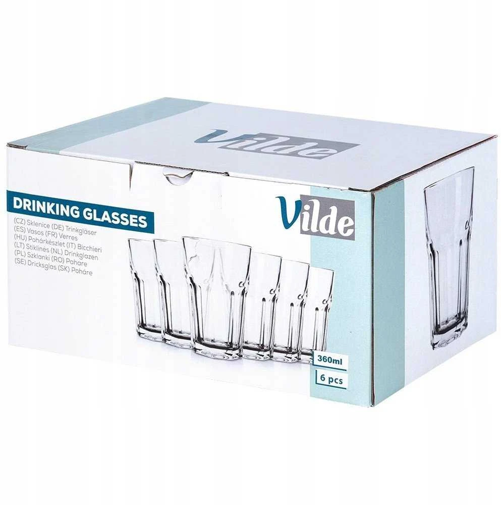 Stiklinės Vilde 360 ml, 6 vnt.