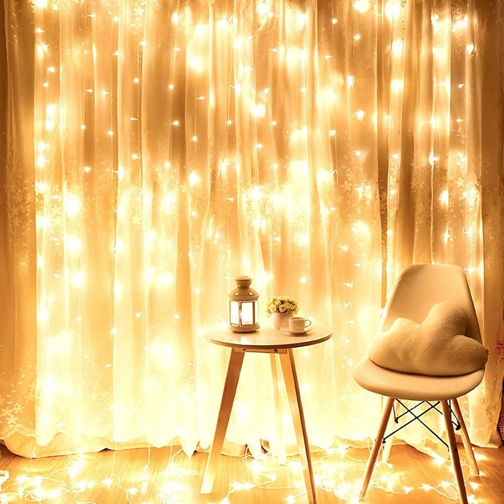 Girlianda- užuolaida Vilde su 300 LED, 3 m