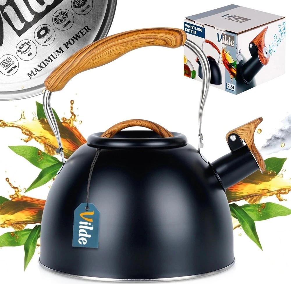 Vilde Virdulys su švilpuku 2,5 l juodas
