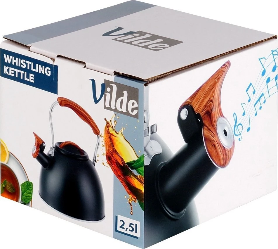 Vilde Virdulys su švilpuku 2,5 l juodas