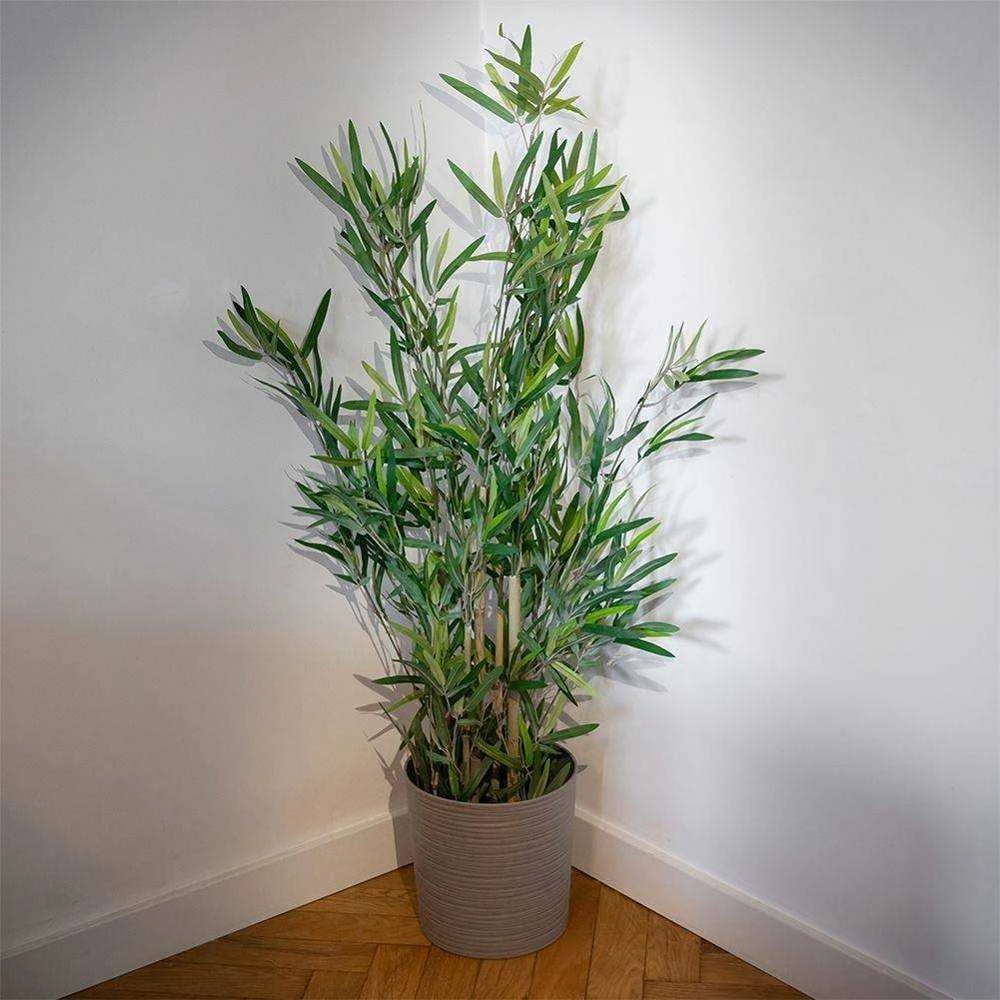 Vilde Dirbtinis augalas su vazonu bambuko 97 cm