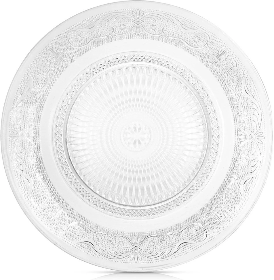 Vilde Stiklinė vakarienės lėkštė 25 cm