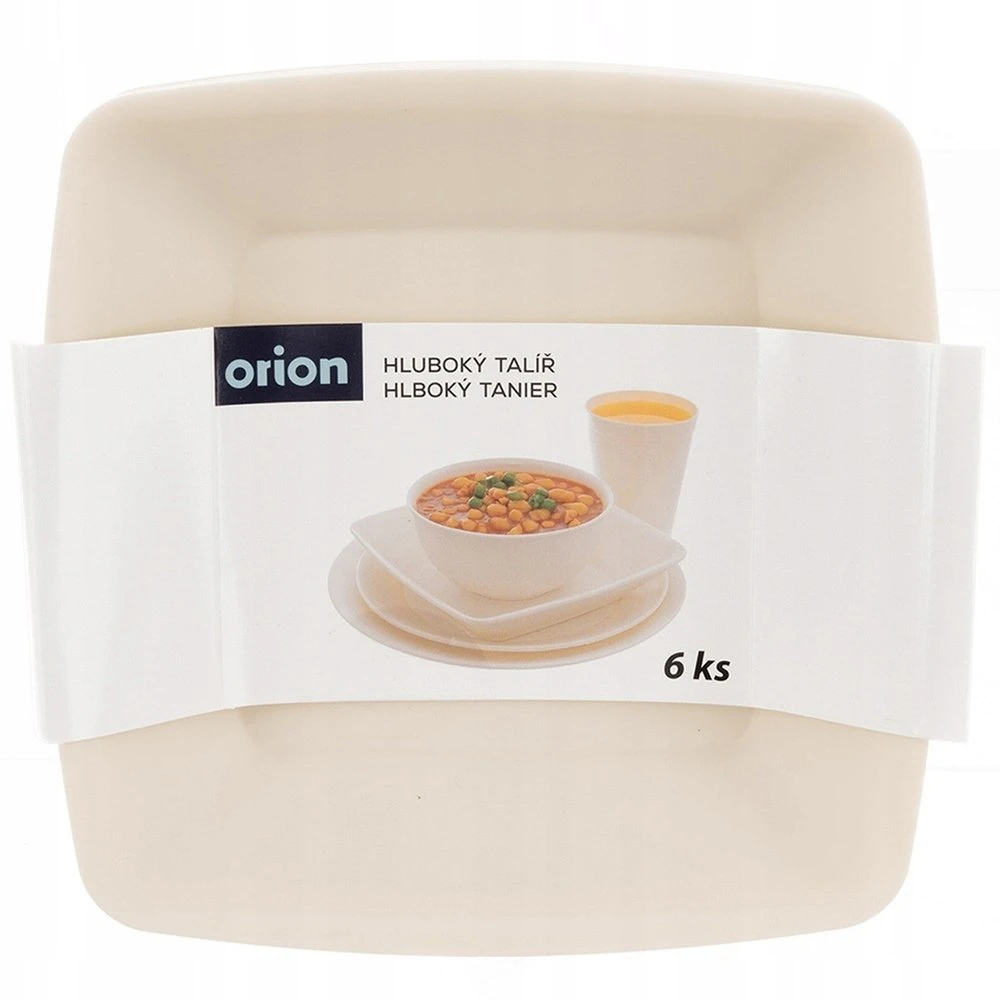 Vilde Plastikinės gilios lėkštės 17,5 cm, 500 ml, 6 vnt.