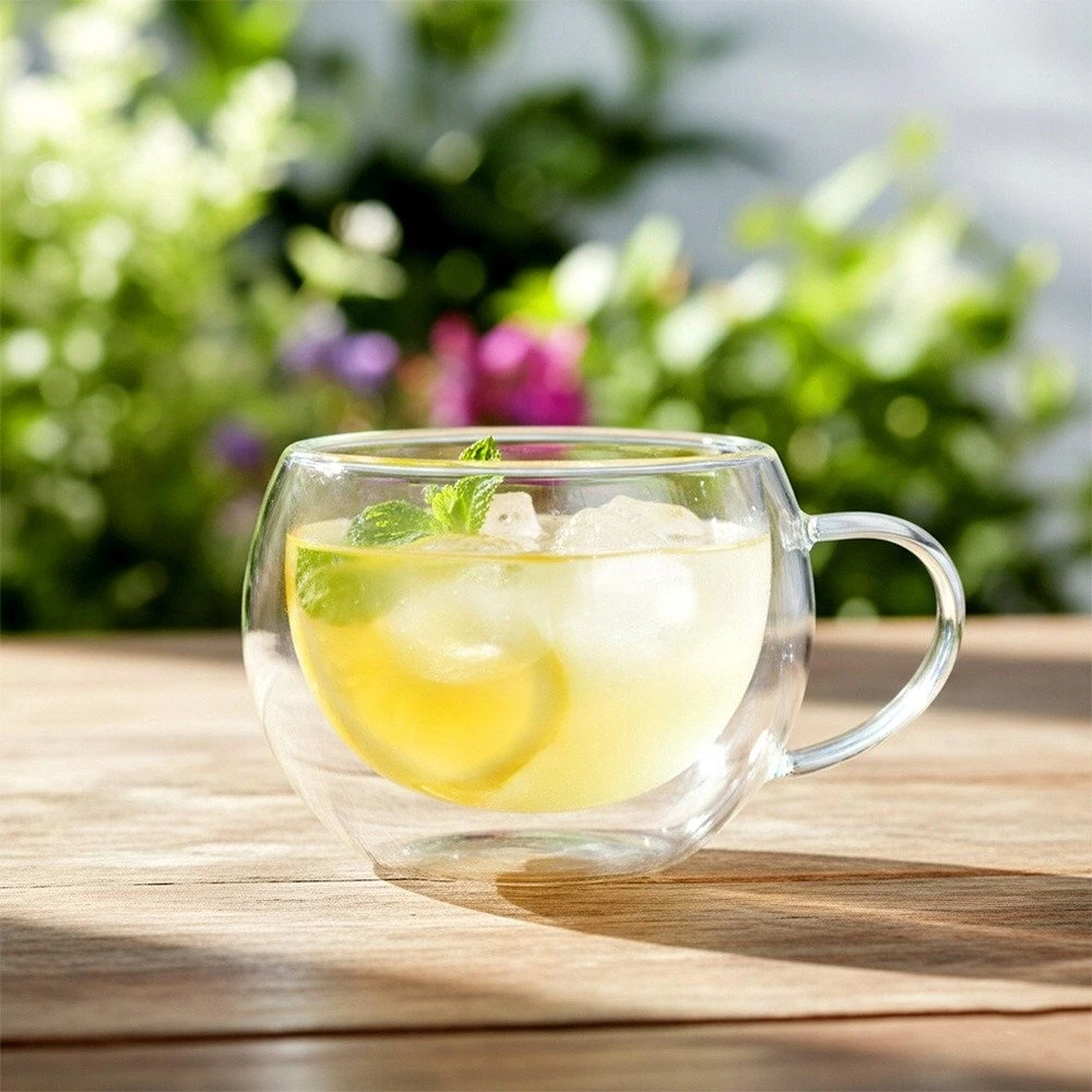 Dvigubos sienelės stiklinės Vilde 280 ml, 2 vnt.