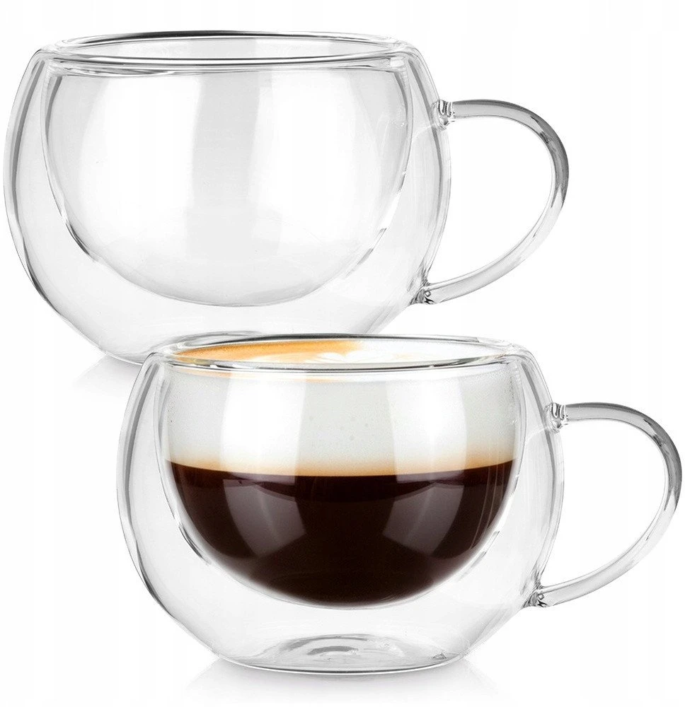 Dvigubos sienelės stiklinės Vilde 280 ml, 2 vnt.