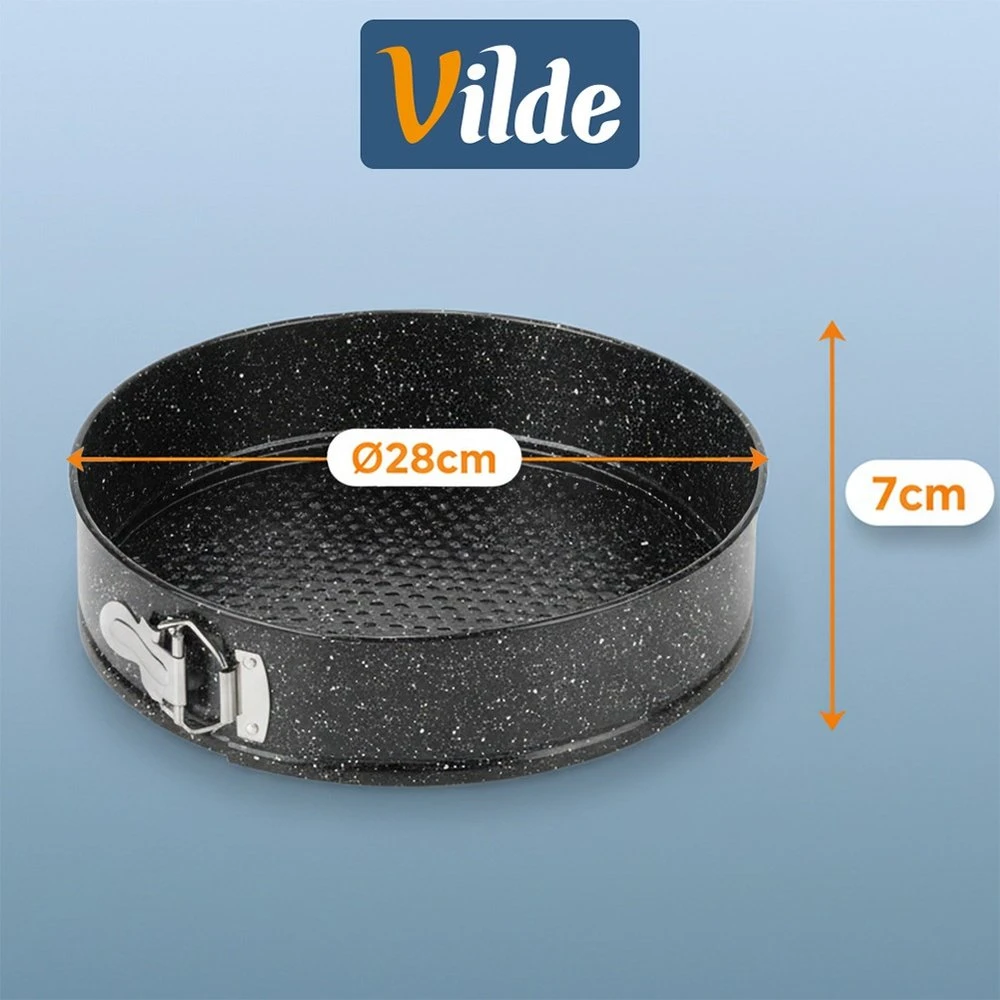 Kepimo forma Vilde su granitine danga ir dangteliu 28 cm