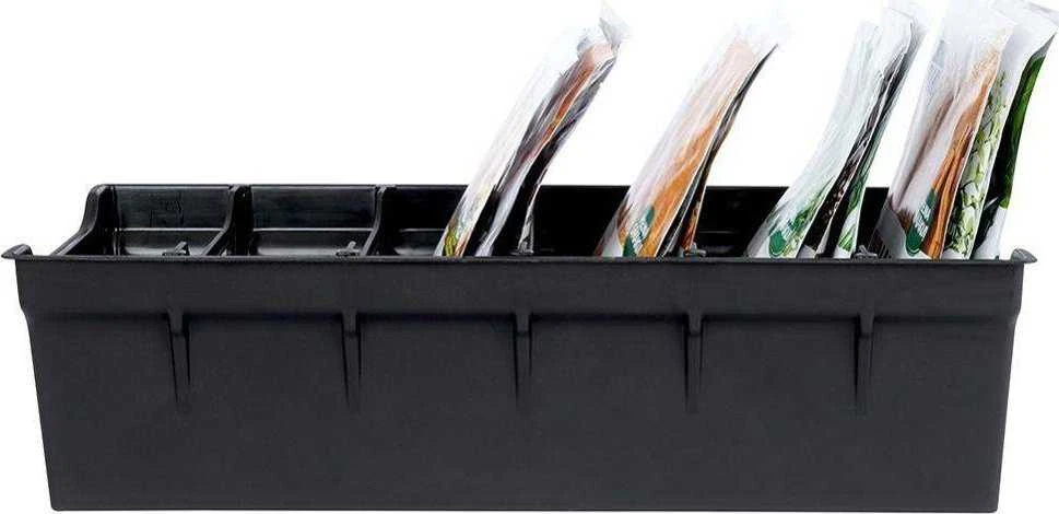 Vilde Prieskonių dėžutė organizatorius juoda 30x13x8 cm