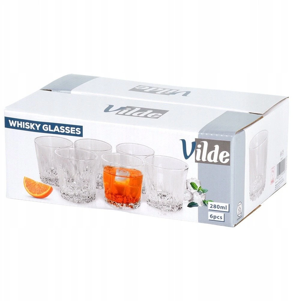 Stiklinės Vilde 280 ml, 6 vnt.