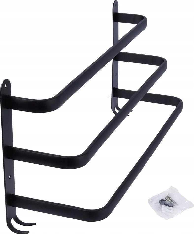Vilde Rankšluosčių kabykla aliuminė juoda 50 cm