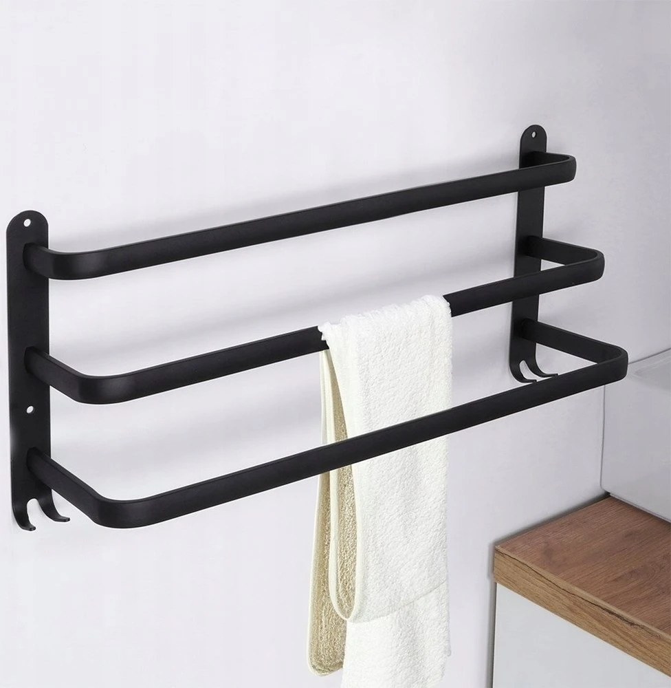Vilde Rankšluosčių kabykla aliuminė juoda 50 cm