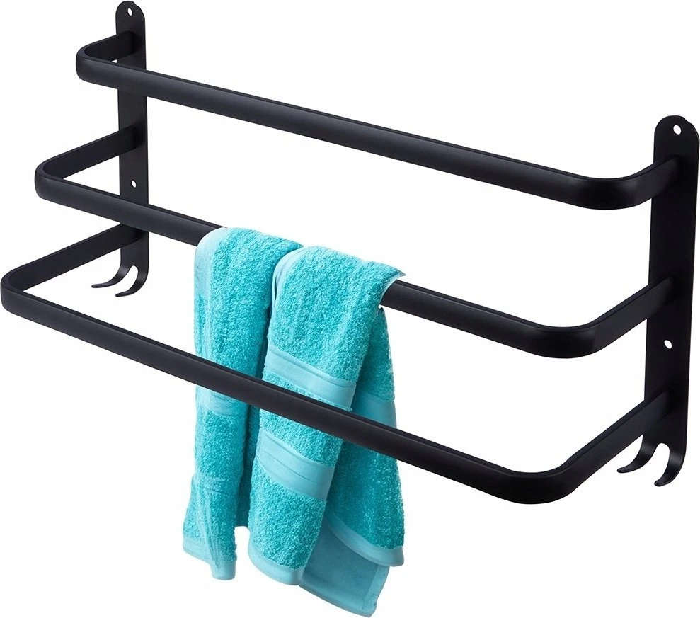 Vilde Rankšluosčių kabykla aliuminė juoda 50 cm