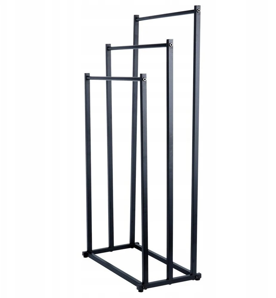 Rankšluosčių laikiklis Vilde, 44x21x86 cm, metalinis, juodas