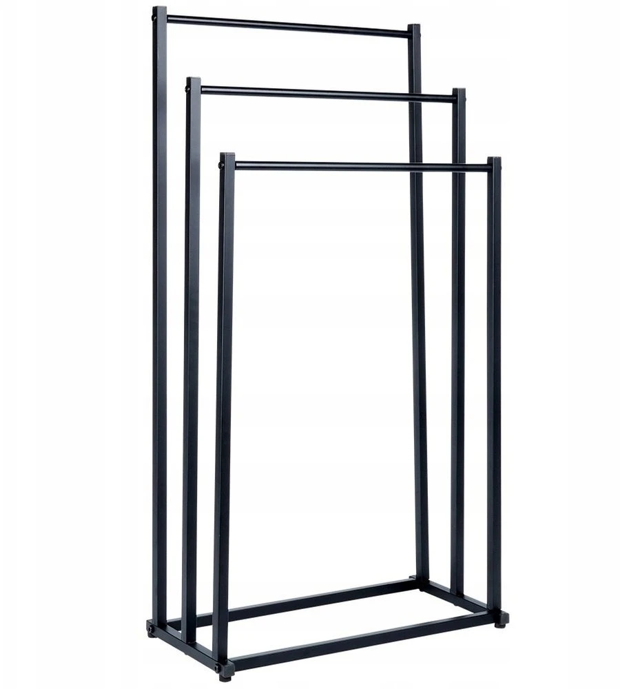 Rankšluosčių laikiklis Vilde, 44x21x86 cm, metalinis, juodas