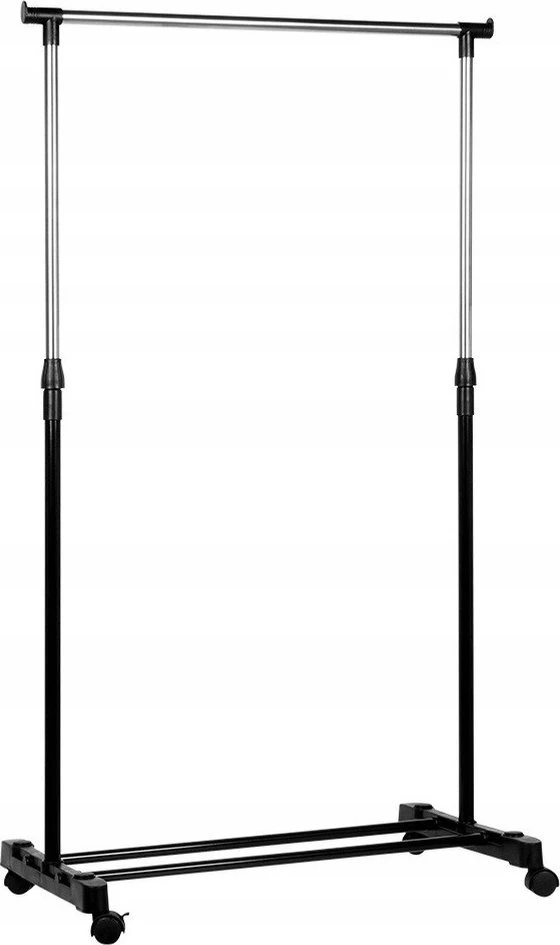 Drabužių stovas Vilde 88-140 cm, su ratukais