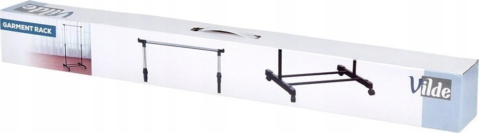 Drabužių stovas Vilde 88-140 cm, su ratukais