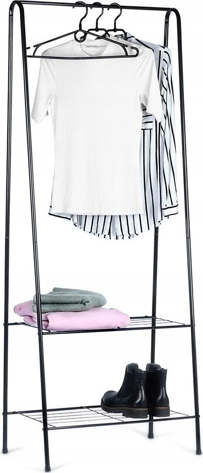 Vilde Stovinti drabužių pakaba metalinė juoda 153 cm