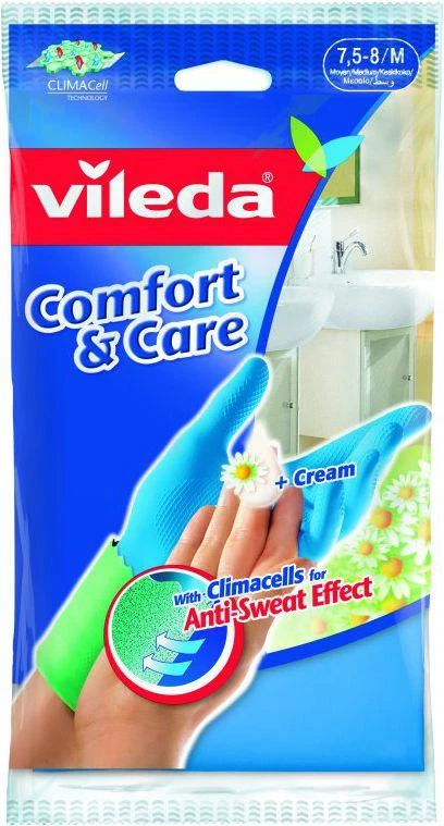 Vileda Comfort Extra pirštinės, M dydžio pakuotė