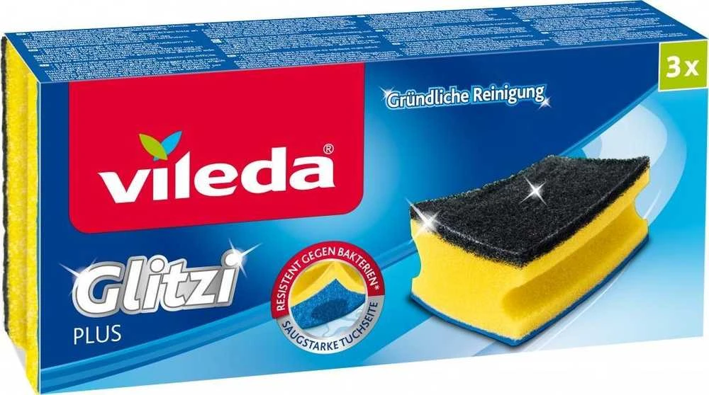 Kempinė Vileda Glitzi Plus, 3 vnt.