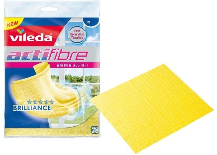 Šluostė VILEDA Actifibre, geltonos spalvos, 1 vnt.