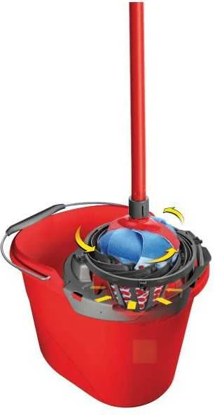 Vileda Super Mocio kibiras, raudonas