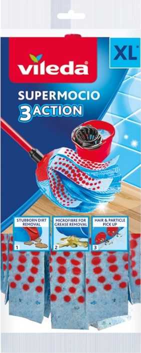 Šluostė VILEDA 3Action Velour XL