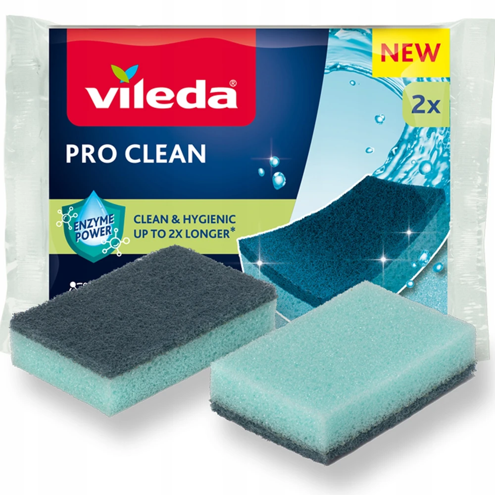 Vileda Pro Clean fermentiniai šveitikliai, 2 vnt.