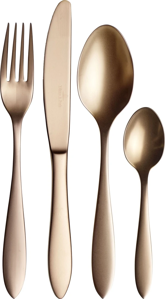 Villeroy & Boch Manufacture stalo įrankių rinkinys, 16 dalių, bronzos