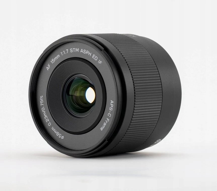 Kameros objektyvas - Viltrox AF 15mm F1.7 Air Fuji XF plataus kampo objektyvas juodas