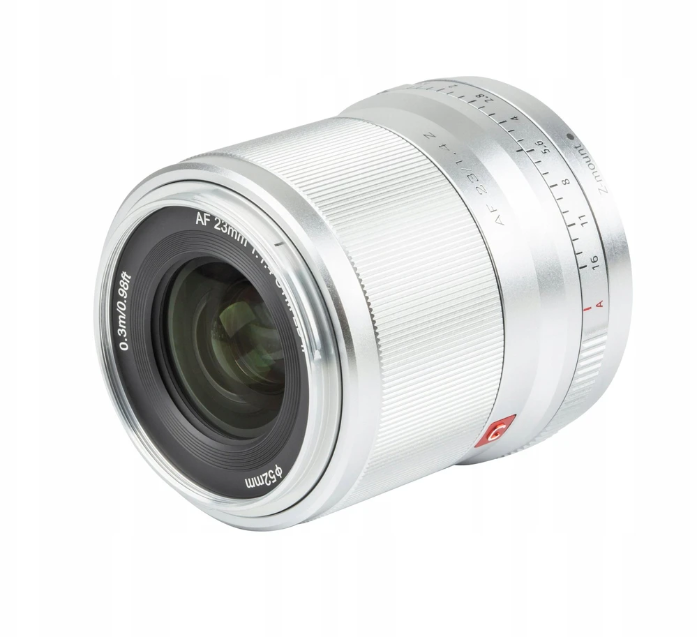 Objektyvas Viltrox AF 23mm F1.4 Nikon Z sidabrinis