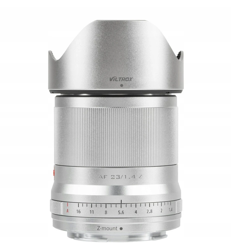 Objektyvas Viltrox AF 23mm F1.4 Nikon Z sidabrinis
