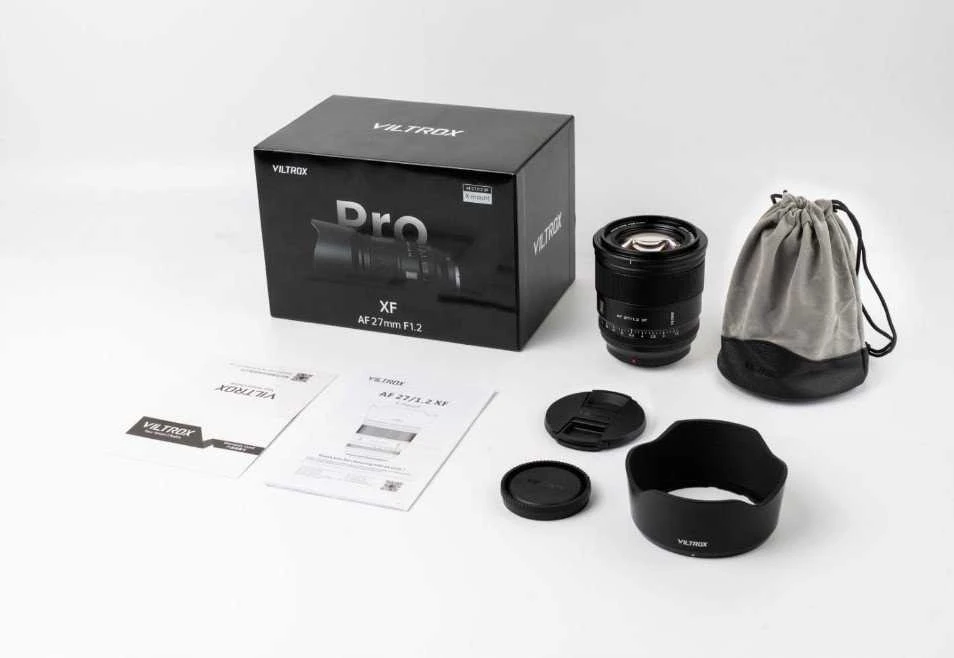 Objektyvas „Viltrox AF 27 mm f/1,2 E Pro“ (E tipo jungtis)