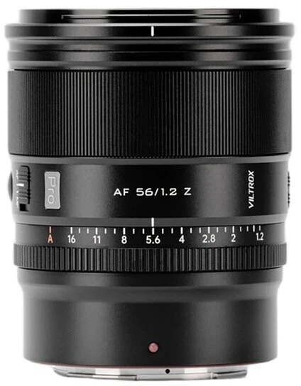 Kameros objektyvas - Viltrox AF 56mm F1.2 Pro Nikon Z, F1.2, Nikon Z tvirtinimas