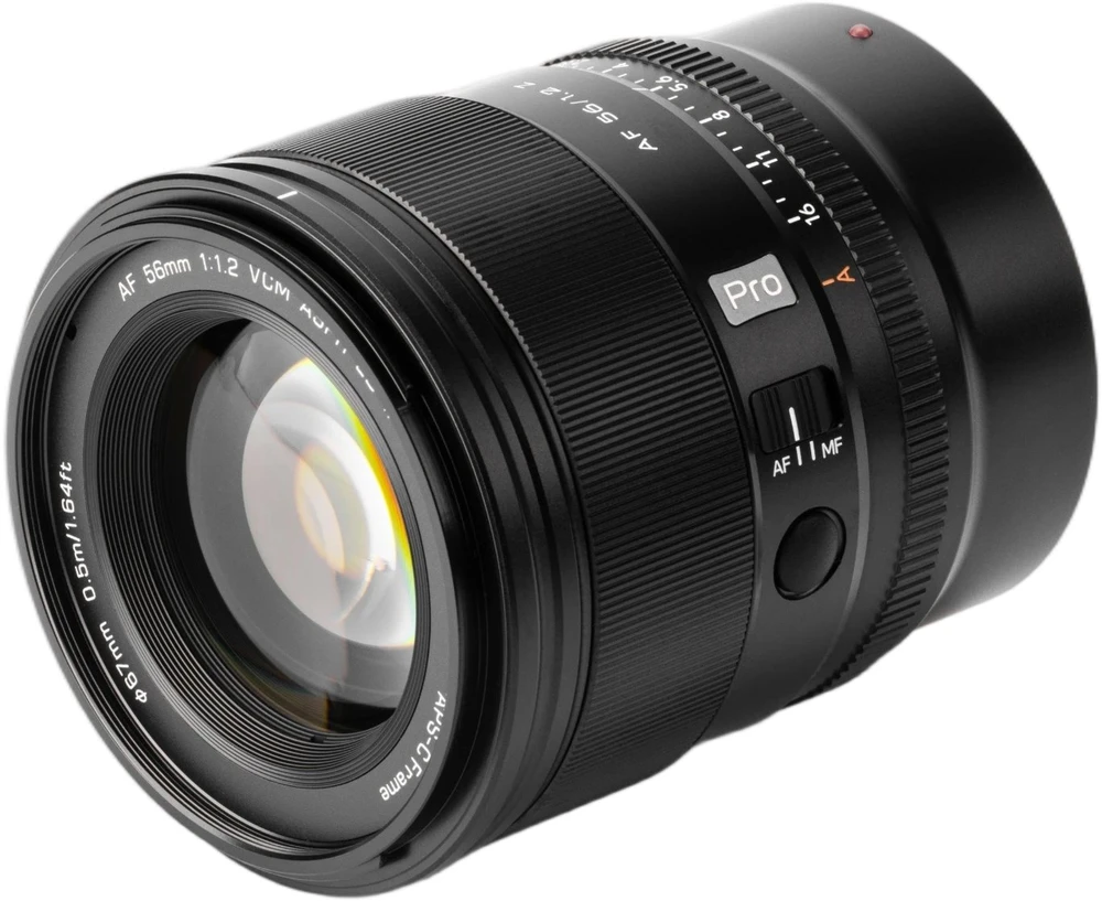 Kameros objektyvas - Viltrox AF 56mm F1.2 Pro Nikon Z, F1.2, Nikon Z tvirtinimas