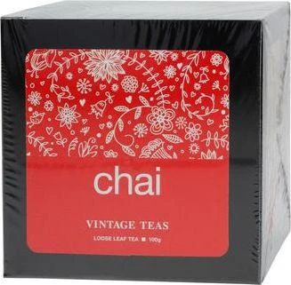 Vintage Teas chai arbata 100g juodoje pakuotėje