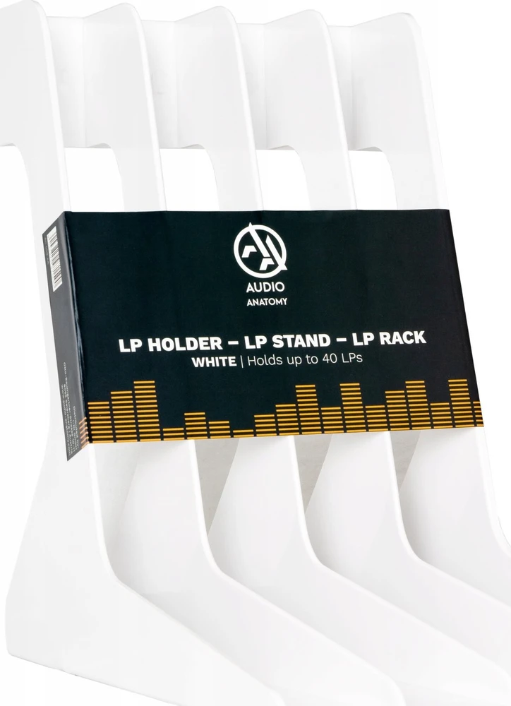 Audio Anatomy Vinyl record stand baltas