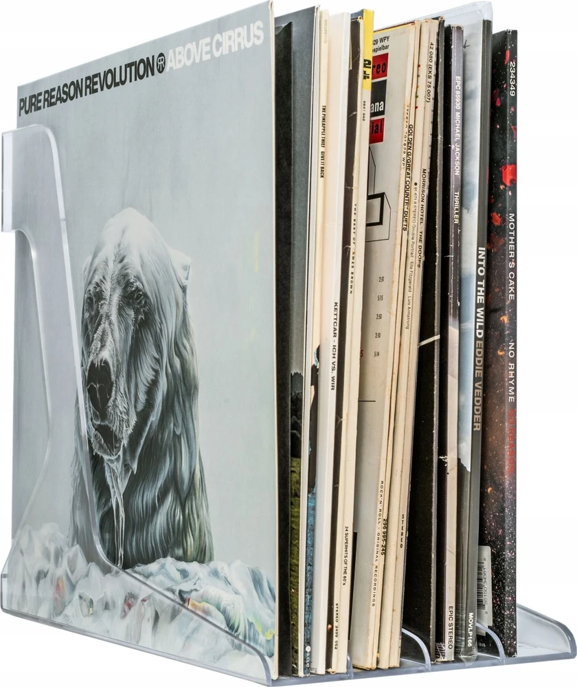 Audio Anatomy Vinilo plokštelių stovas permatomas