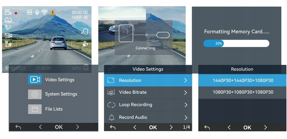 VIOFO A229 PLUS 3CH-G GPS video recorder