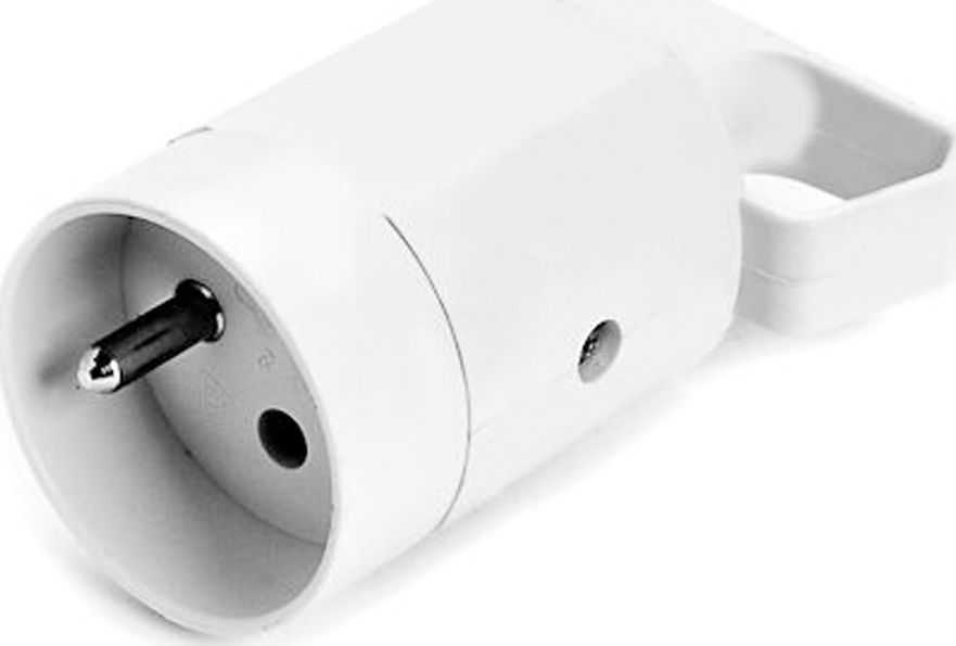 Lizdas 315-01 su įžeminimo kilpa 2P+Z 16A 250V IP20 Baltas VIPLAST 315-01