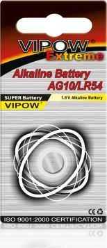 Vipow AG10 LR54 šarminė baterija