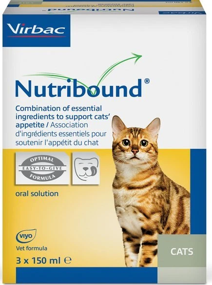 Vibrac VIRBAC Nutribound Geriamasis tirpalas sveikstančioms katėms 3×150 ml
